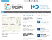 Tablet Screenshot of primerocolombia.com